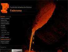 Tablet Screenshot of fademesa.com